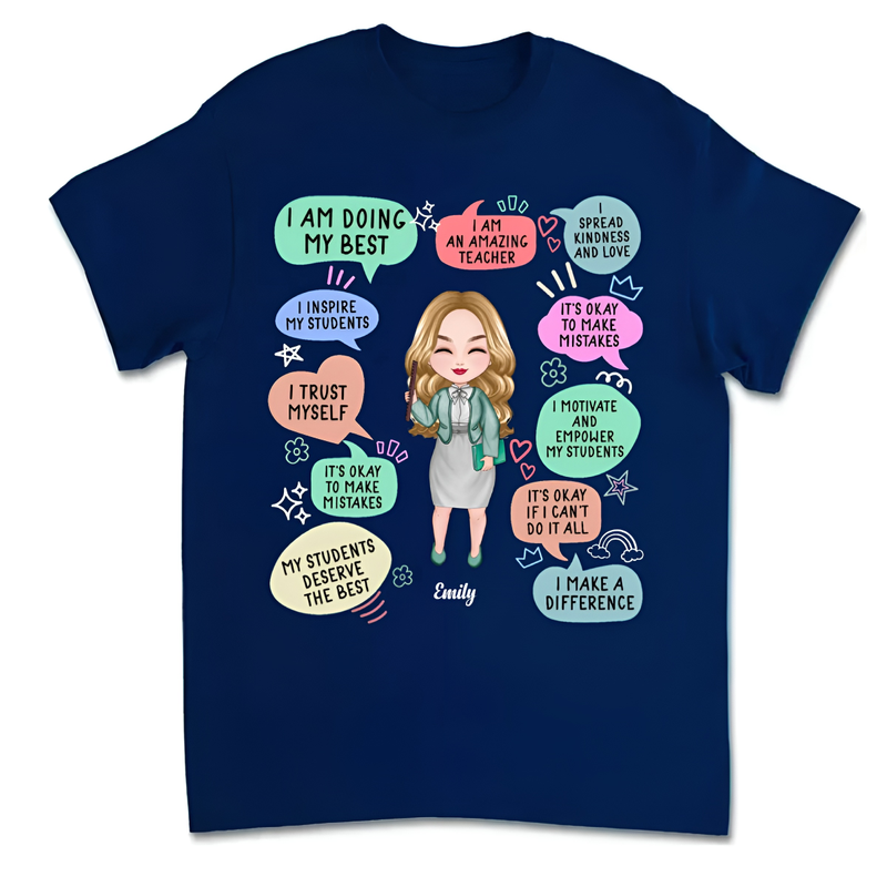 Teacher - Teacher Daily - Personalized Unisex T-Shirt