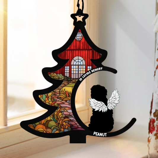 Loss Of Pet Christmas - Personalized Custom Shaped Acrylic Ornament