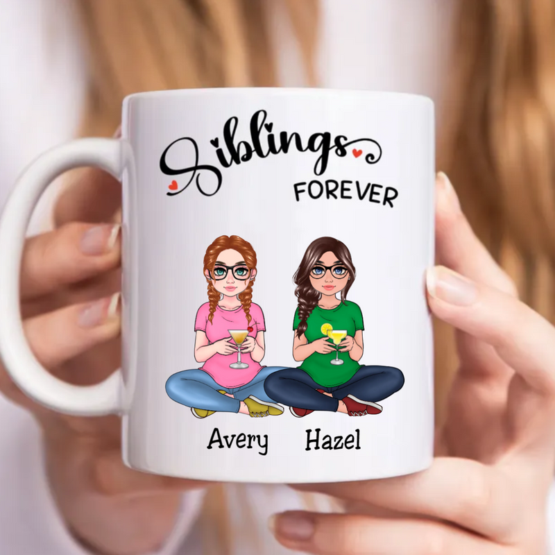 Family - Siblings Forever - Personalized Mug (NM)