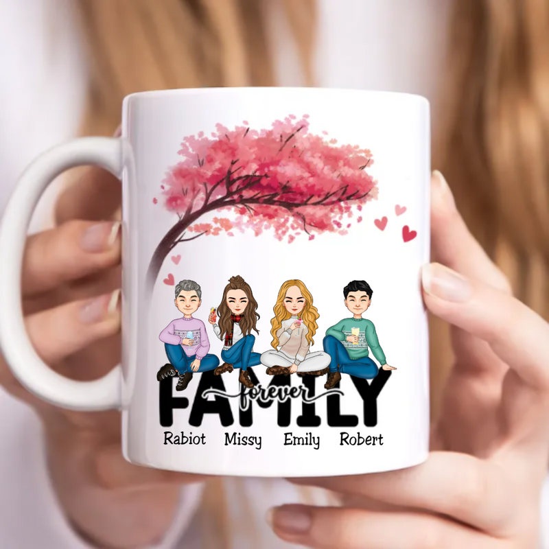 Family Forever - Personalized Mug (TC)