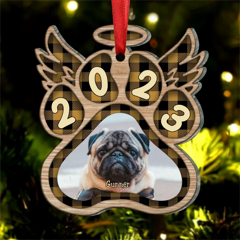 Pet Lovers - Angel Wings For Our Beloved Pets - Personalized Acrylic Ornament