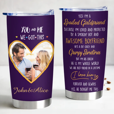 Couple -You And Me We Got This V2- Personalized Tumbler - Makezbright Gifts