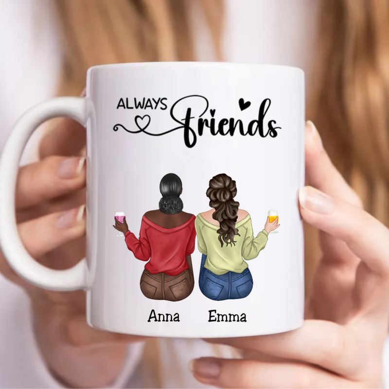 Always Friends - Personalized Mug