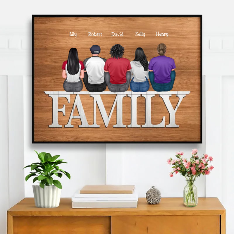 Family - Brothers & Sitters - Personalized Poster