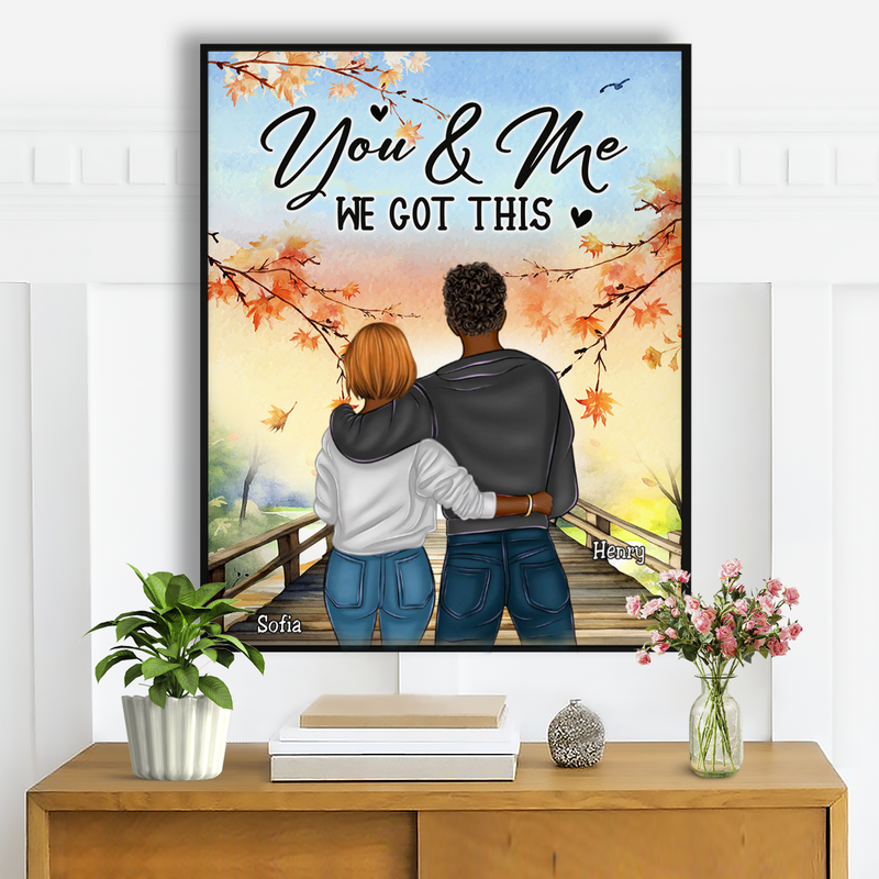 Couple - You And Me We Got This - Personalized Canvas