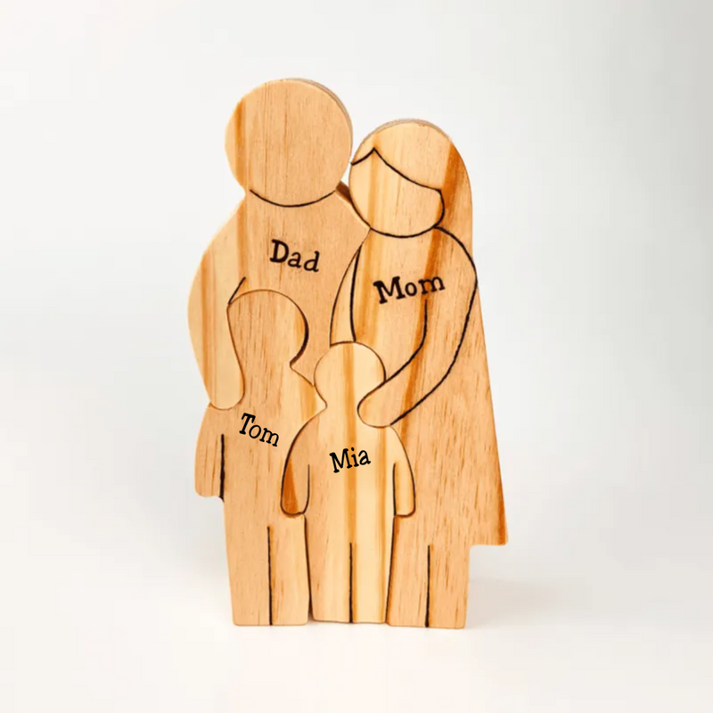 MakeZBright Wooden Family