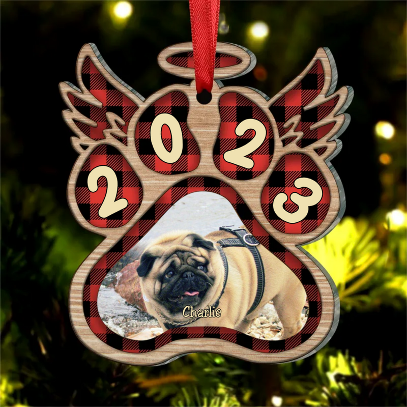 Pet Lovers - Angel Wings For Our Beloved Pets - Personalized Acrylic Ornament