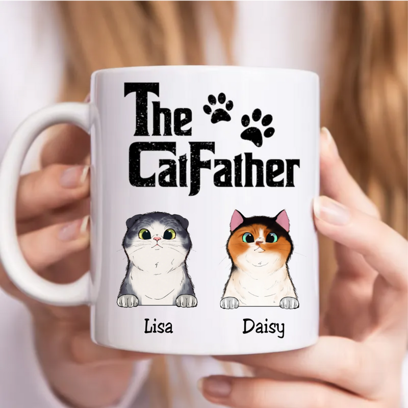 Cat Lovers - The Cat Father - Personalized Mug (QH)