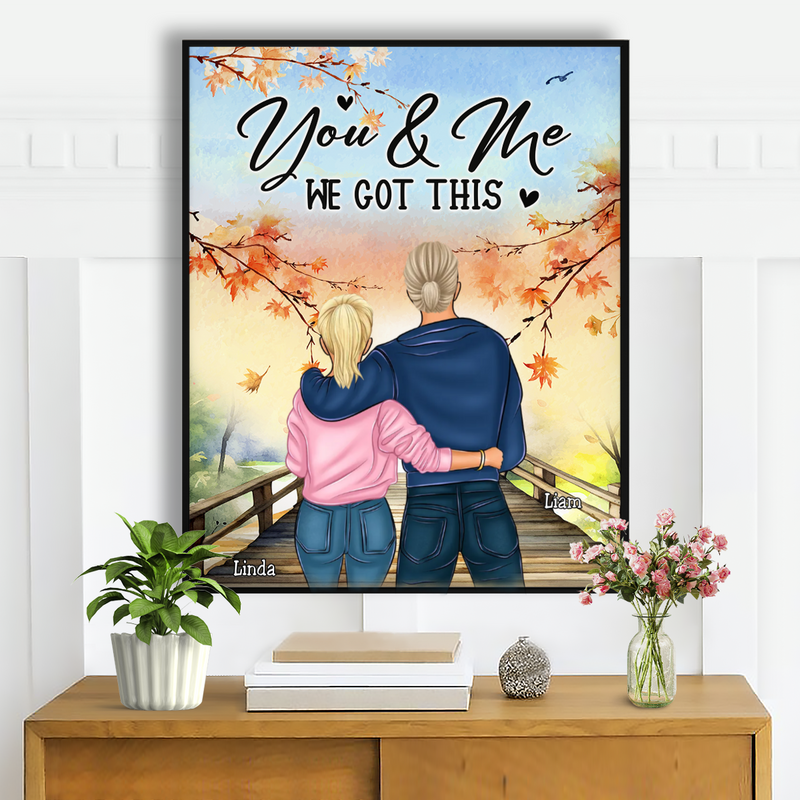Couple - You And Me We Got This - Personalized Canvas