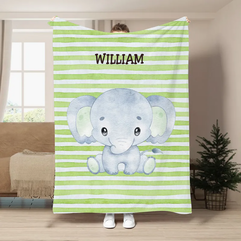 Baby - Newborn Baby Blanket - Personalized Blanket