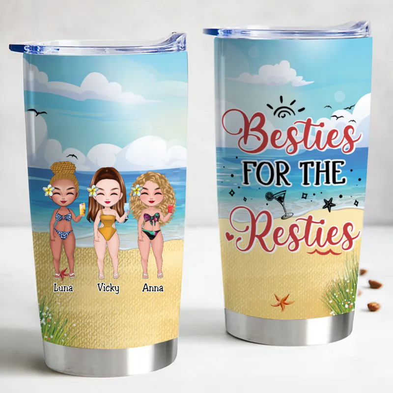 20oz Best Friends Are The Sisters We Choose For Ourselves - Personalized Tumbler