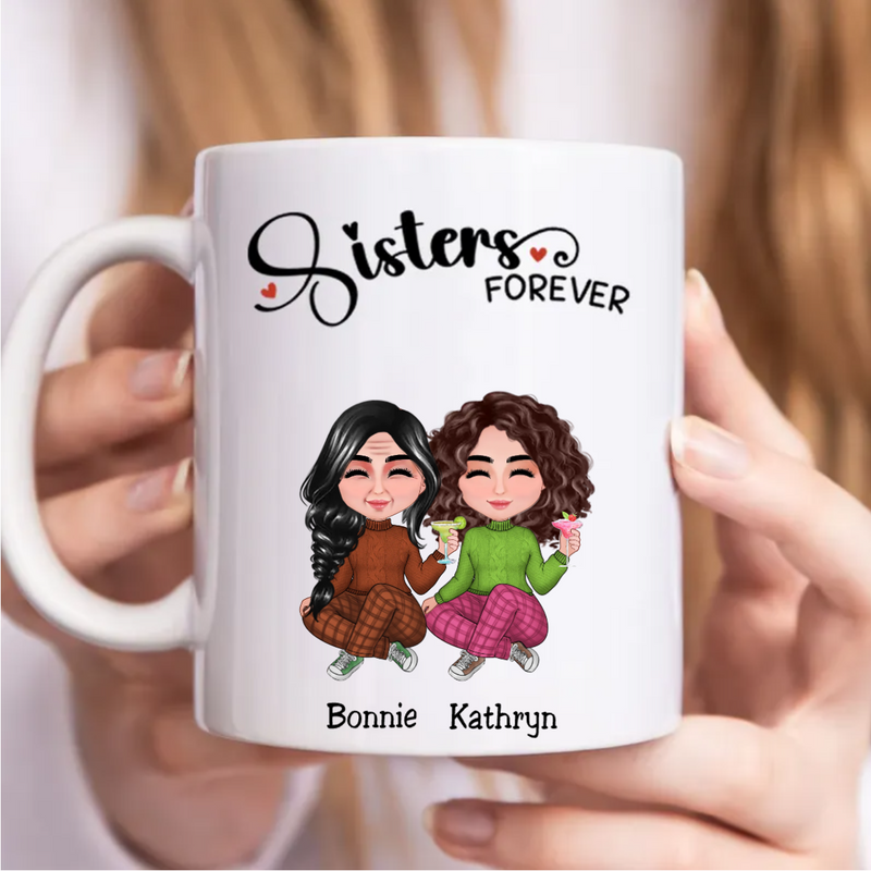 Sisters - Sisters Forever - Personalized Mug (SS)