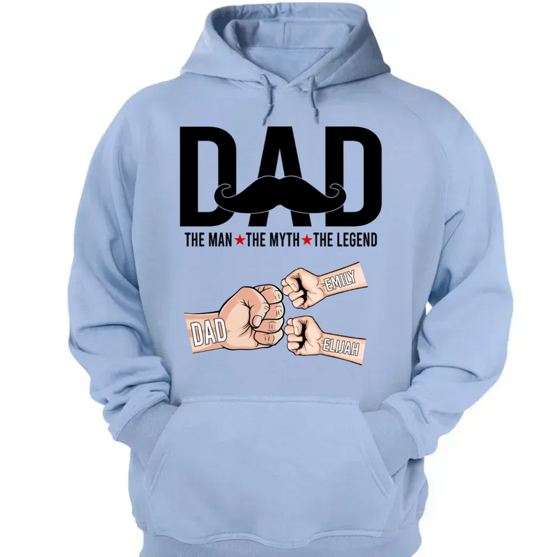 Family - Dad The Man The Myth The Legend - Personalized T-Shirt, Hoodie(NV)