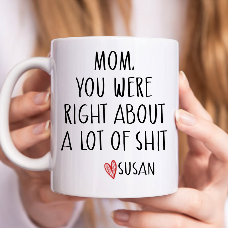 Family - Mom You Were Right Familys - Personalized Mug