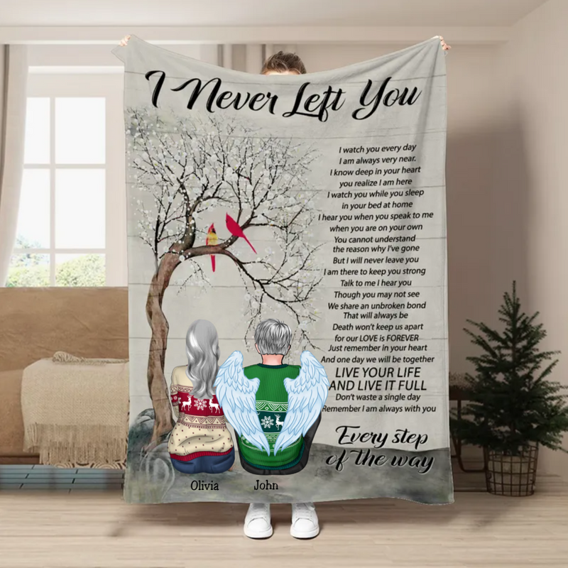 Family - I Never Left You - Personalized Blanket