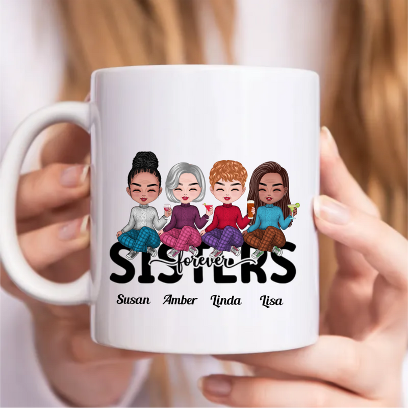 Family - Sisters Forever V2 - Personalized Mug