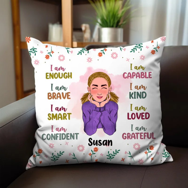 Granddaughter - I Am Kind - Personalized Pillow