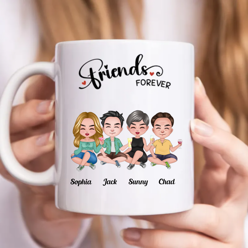 Friends - Together Forever - Personalized Mug (TB)