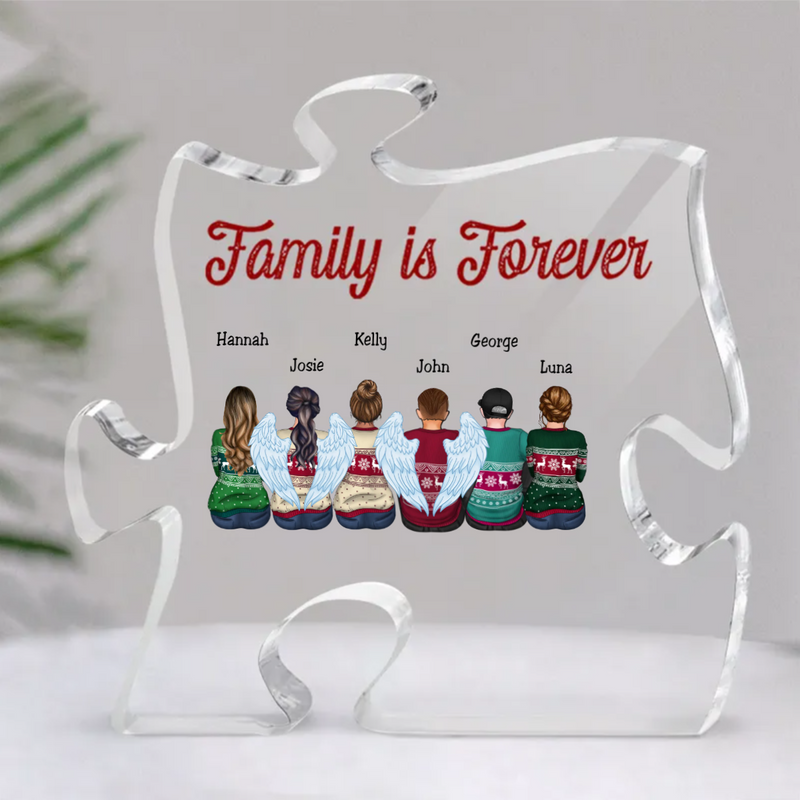 Family - Family Is Forever - Personalized Acrylic Plaque  (QA)
