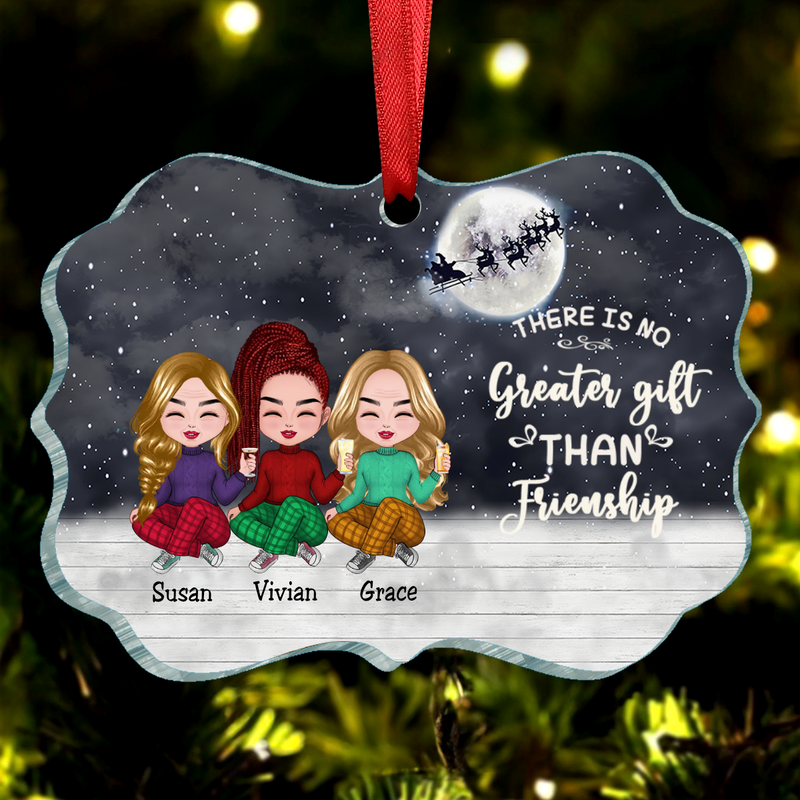 Sisters - There Is No Greater Gift Than Sisters - Personalized Acrylic Ornament (SA)