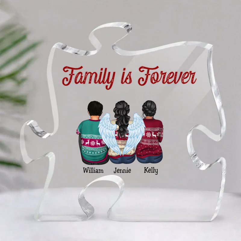 Family - Family Is Forever - Personalized Acrylic Plaque  (QA)