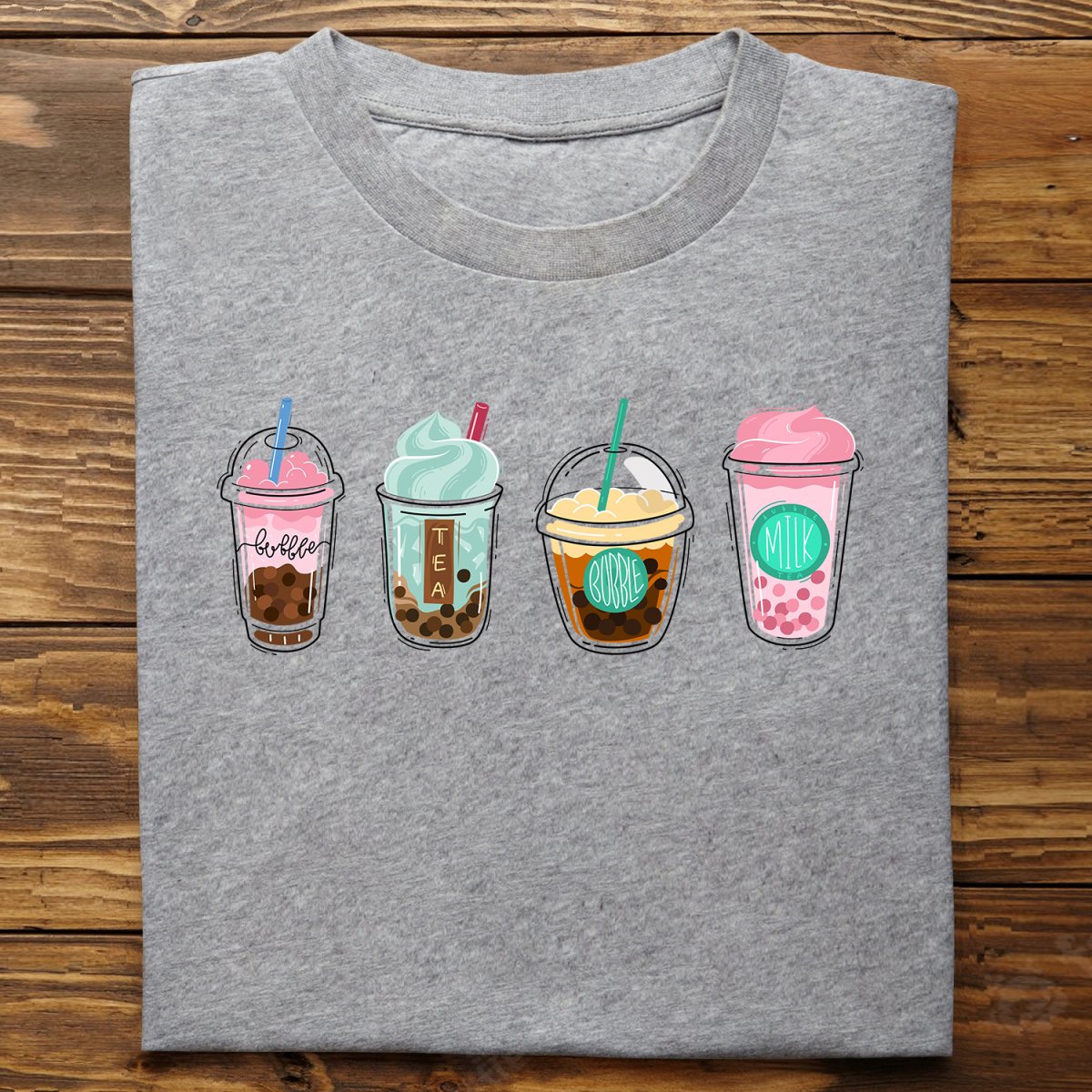 Teacher - Iced Coffee Cups T - Shirt - Makezbright Gifts