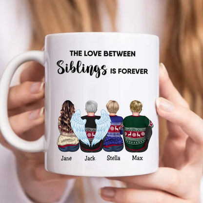 The Love Between Siblings Is Forever - Personalized Mug (LL) - Makezbright Gifts