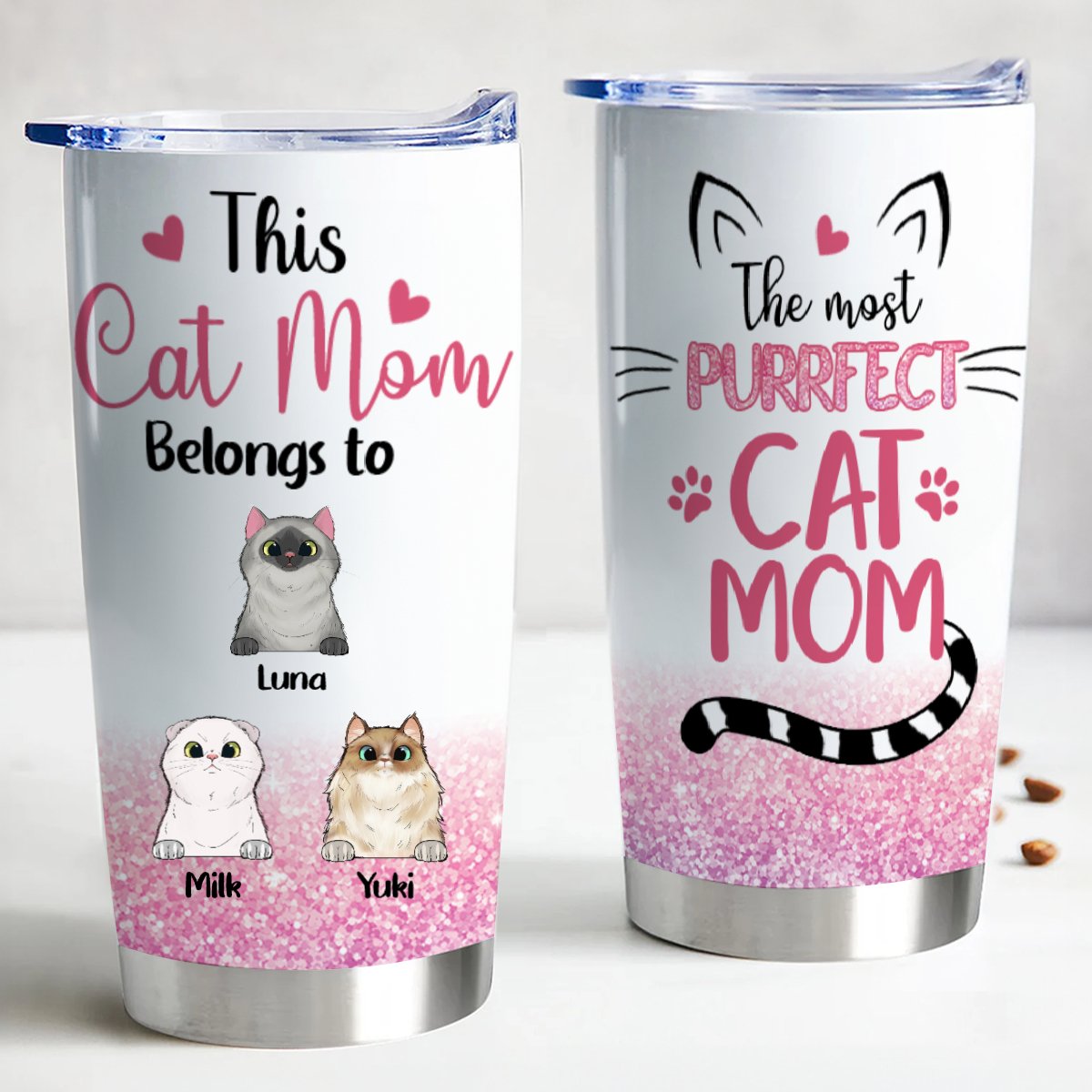 The Ultimate Cat Lover's Insulated Tumbler With Personalized Touch - Makezbright Gifts