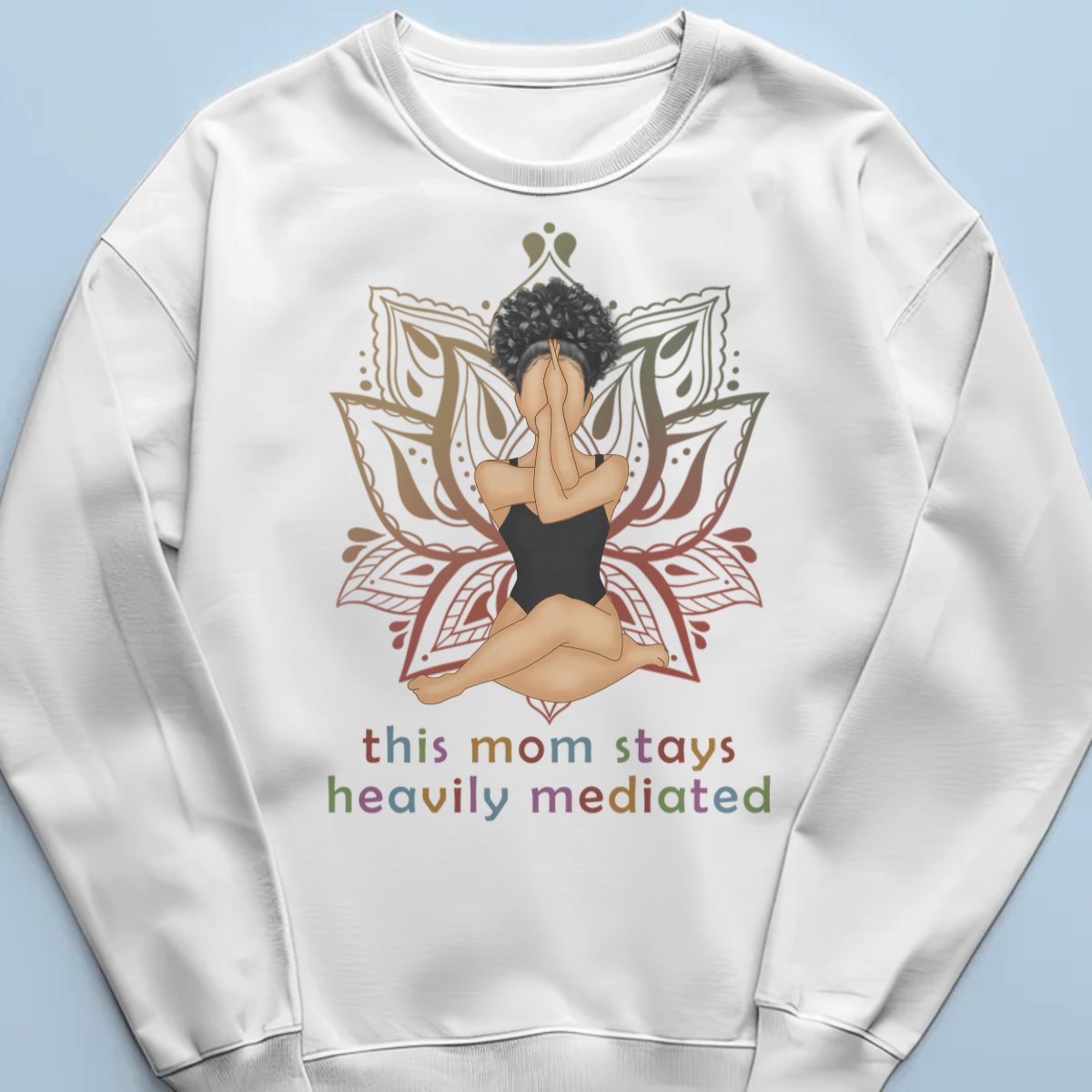 This Mom Stays Heavily Meditated - Personalized Unisex T - shirt, Hoodie, Sweatshirt - Makezbright Gifts