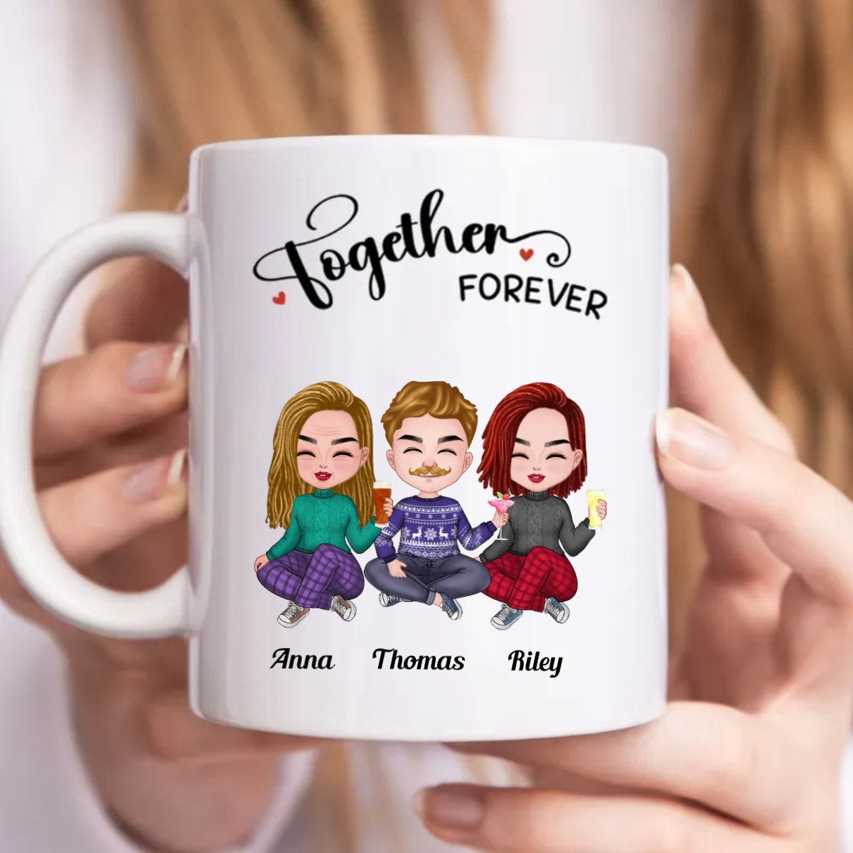 Together Forever - Personalized Mug - Makezbright Gifts