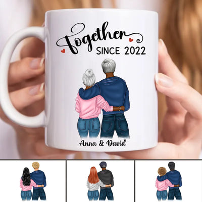 Together Since - Personalized Mug (AA) - Makezbright Gifts