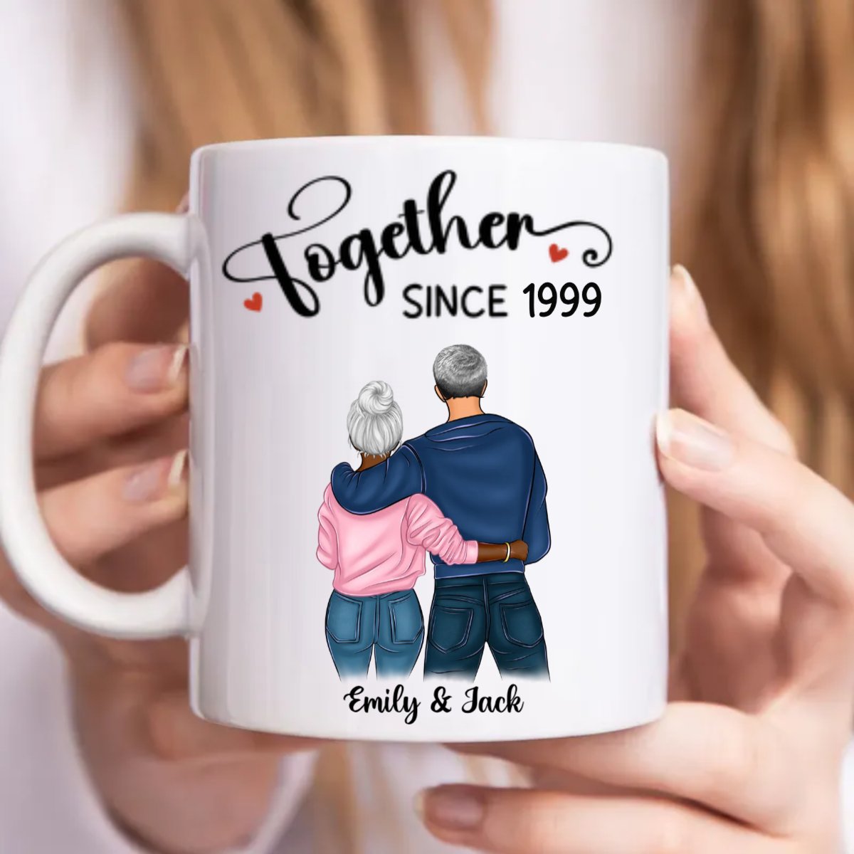 Together Since - Personalized Mug (AA) - Makezbright Gifts