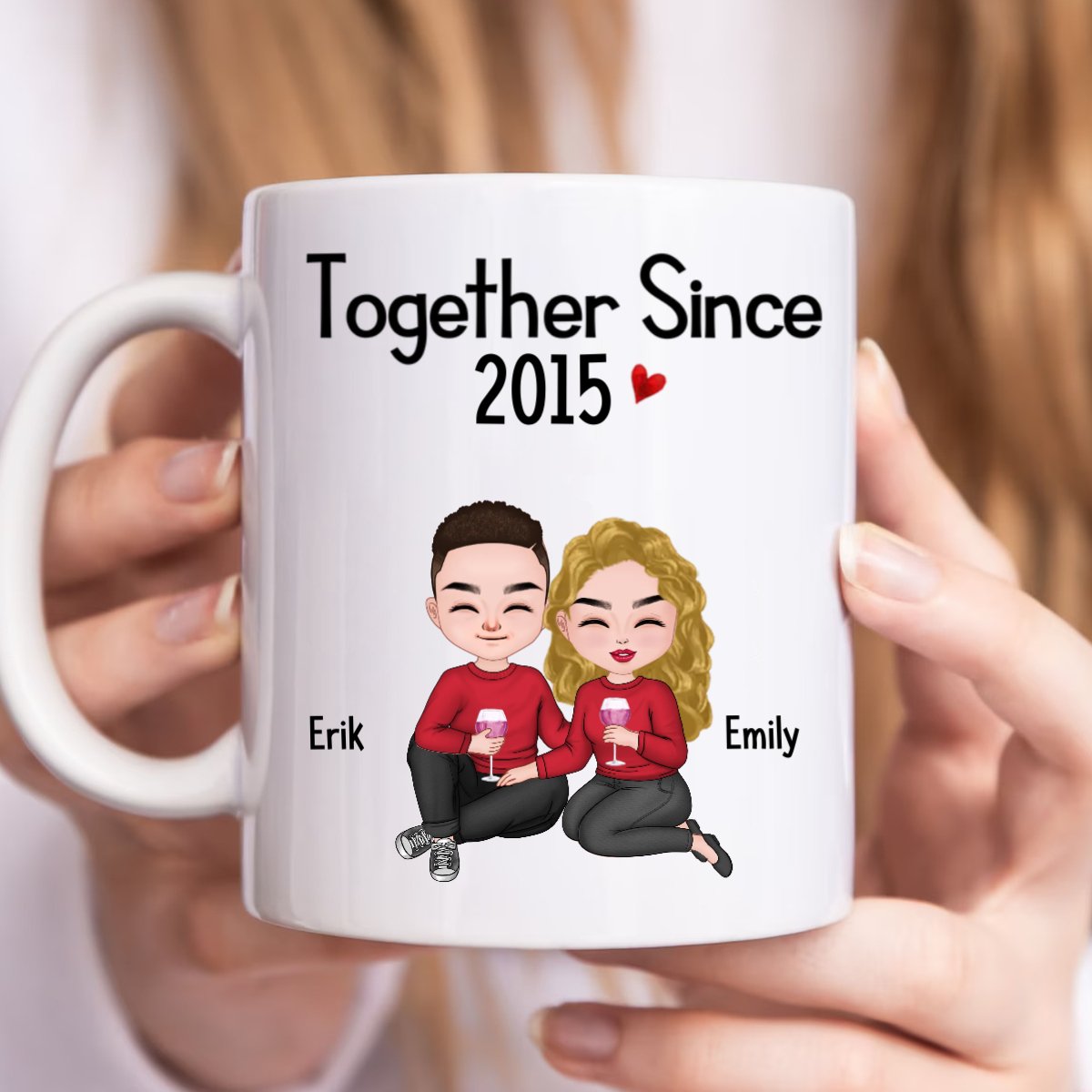 Together Since - Personalized Mug (Ver. 2) - Makezbright Gifts