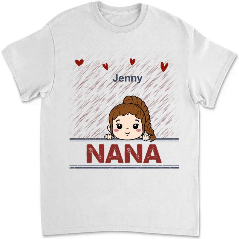 Family - Nana Papa Mommy Daddy - Personalized Unisex T-shirt, Hoodie, Sweatshirt (VT)