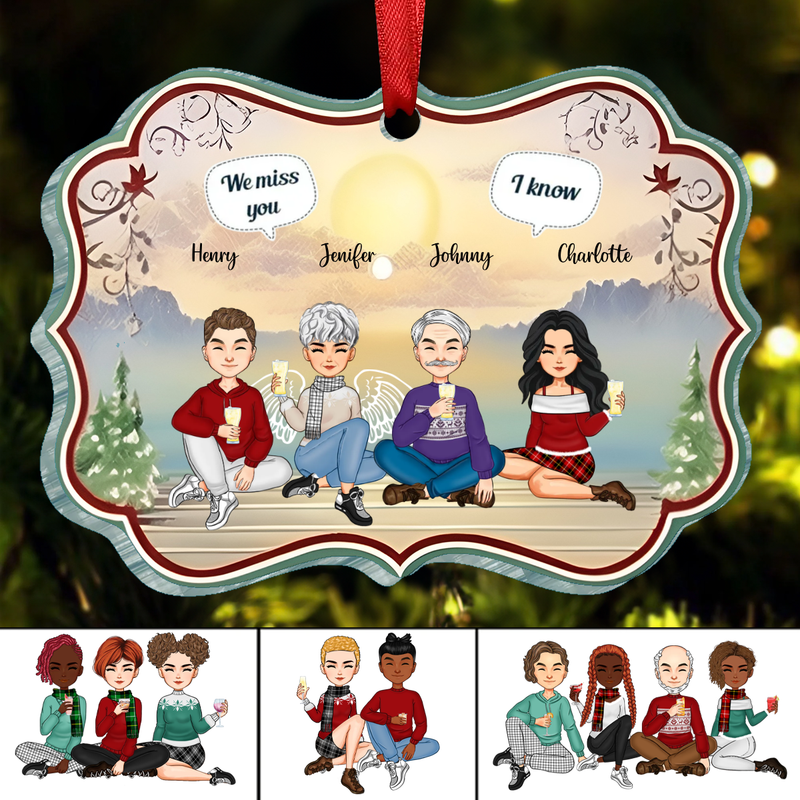 Family - We Miss You A Letter From Heaven To You Ver3  - Personalized Ornament