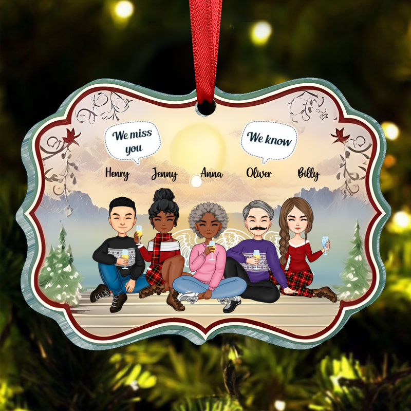 Family - We Miss You A Letter From Heaven To You Ver3  - Personalized Ornament