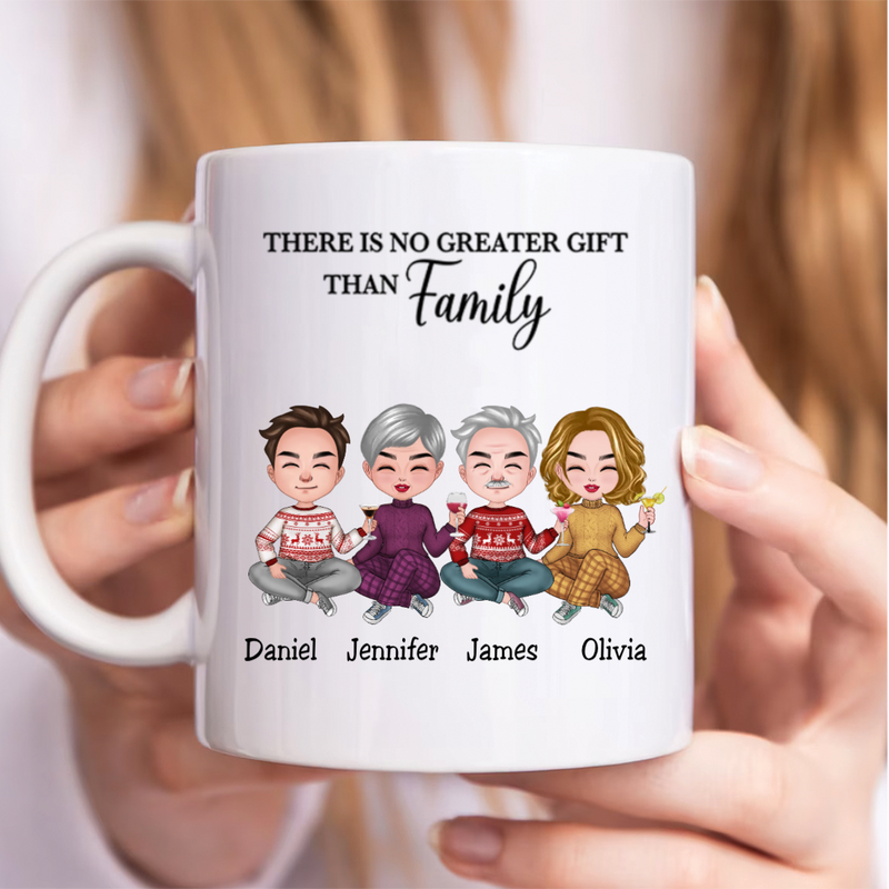 Family - There Is No Greater Gift Than Family - Personalized Mug (VT)