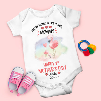 You're Doing A Great Job Mommy Happy 1st Mother's Day - Makezbright Gifts