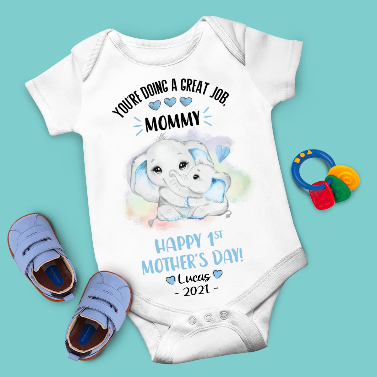 You're Doing A Great Job Mommy Happy 1st Mother's Day - Makezbright Gifts