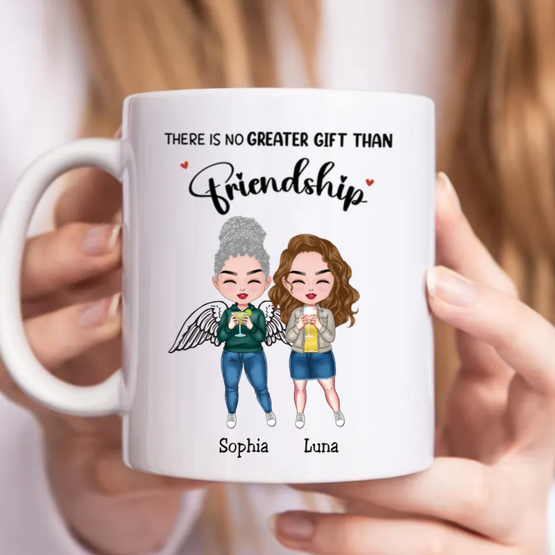 Besties - There Is No Greater Gift Than Friendship - Personalized Mug (Ver. 3)