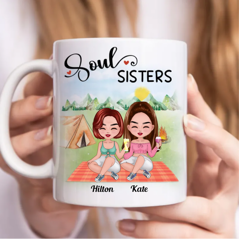 Sisters - Soul Sisters - Personalized Mug (AA)