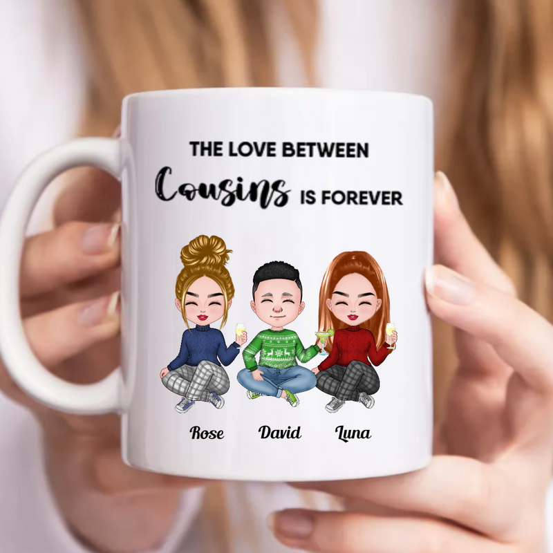 Family - The Love Between Siblings Is Forever - Personalized Mug (CB)