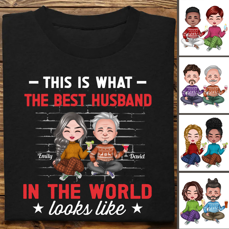Family - The Best Partner Looks Like - Personalized T-Shirt