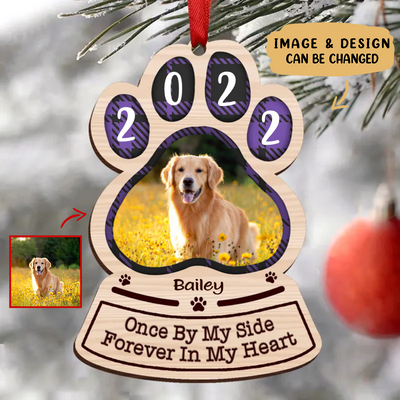 Memorial Dog - Upload Photo - Personalized Acrylic Ornament - Memorial Gift Idea For Dog Mom/ Dog Dad - Makezbright Gifts