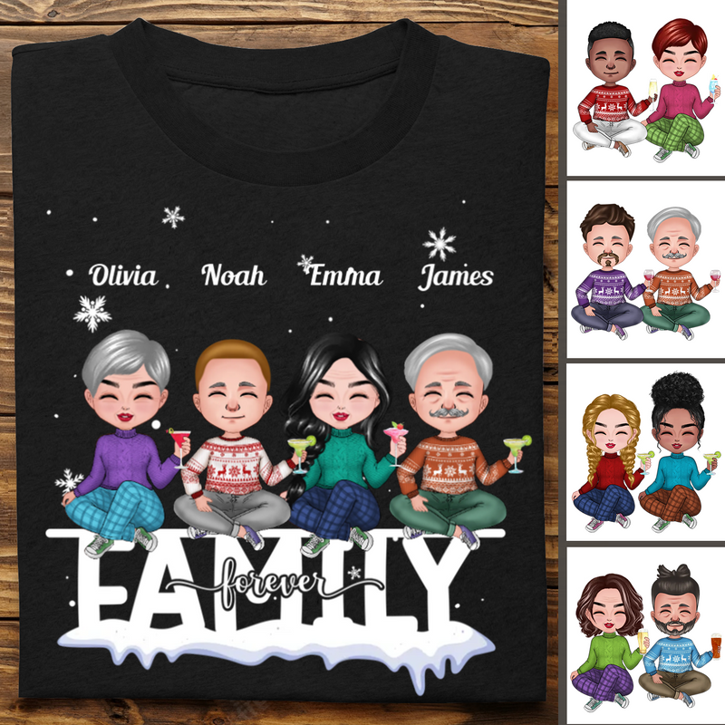 Family - Family, Brothers, Sisters, Siblings, Besties Forever - Personalized Unisex T-shirt