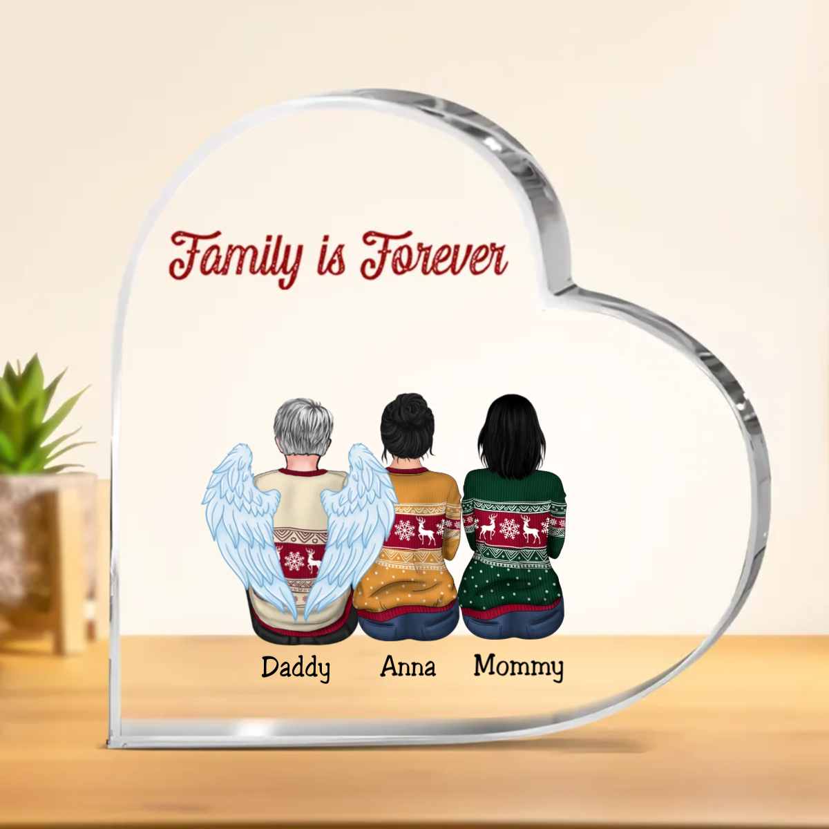 Discover Family - Family Is Forever - Personalized Acrylic Plaque