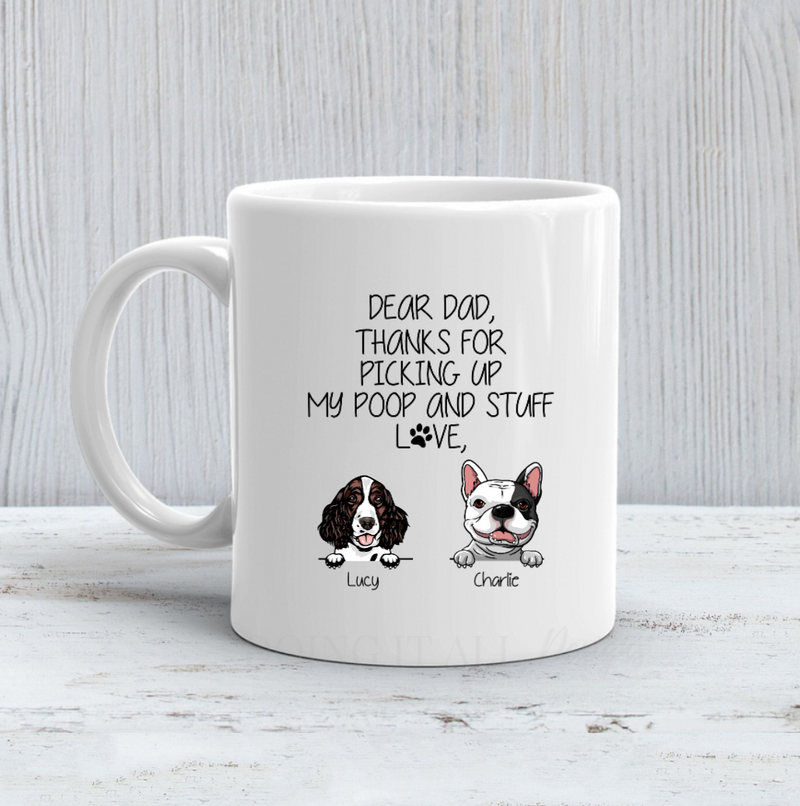 Dog Dad Coffee Mug – Personalized Gift for Dog Lover