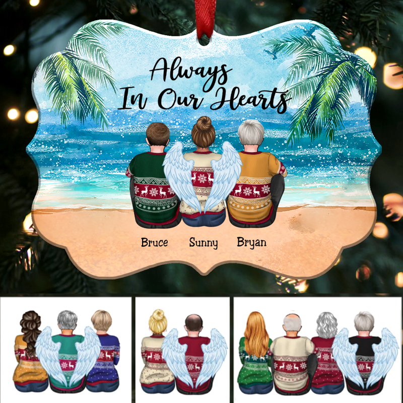 Always In Our Hearts - Personalized Christmas Ornament (S2)