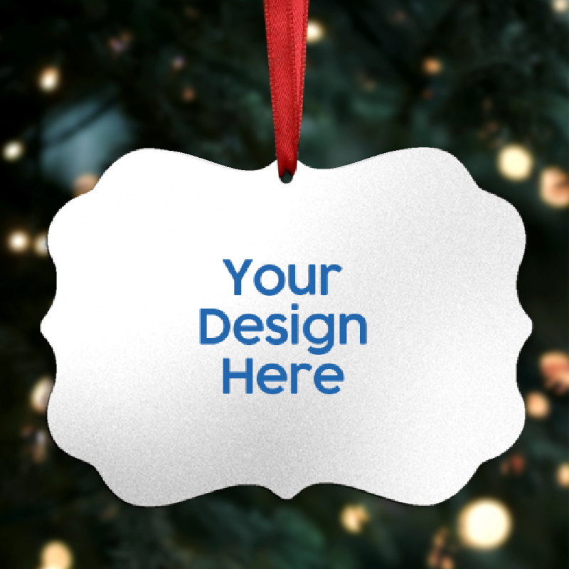 Upload Your Own Design - Personalized Christmas Ornament - Makezbright Gifts