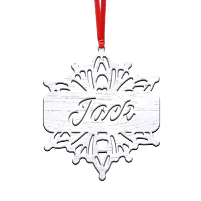 Fantasies Snowflake Ornament - Personalized Christmas Ornament (V3) - Makezbright Gifts